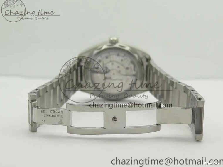 0223 Aqua Terra 150M Master Chronometers VSF 1:1 Best Edition Gray Dial Blue Hand on SS Bracelet A8900 Super Clone Trendsetting 8006